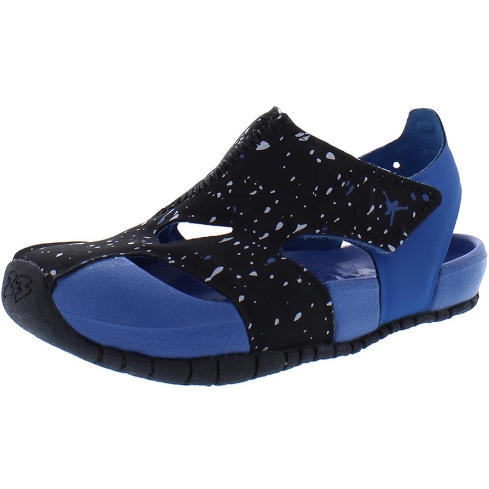 Nike Jordan Flare - Black and Blue Sandals - size 13 Y - New!